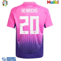 Njemačka Benjamin Henrichs #20 Gostujuci Dres EP 2024 Kratak Rukav